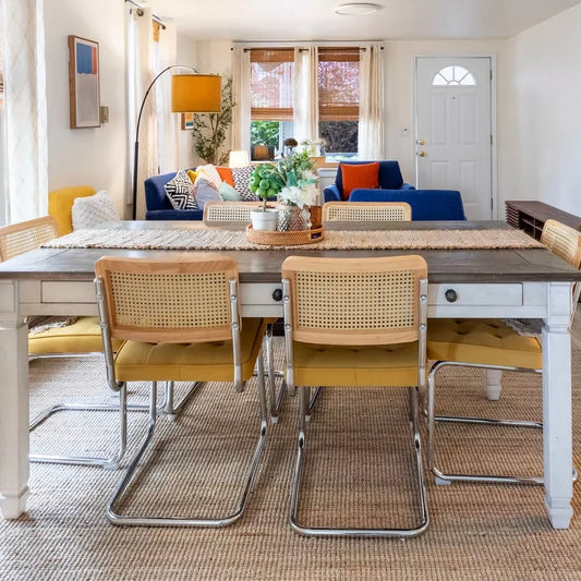 Blending Farmhouse Charm with Modern Elegance: Dining Room Makeover