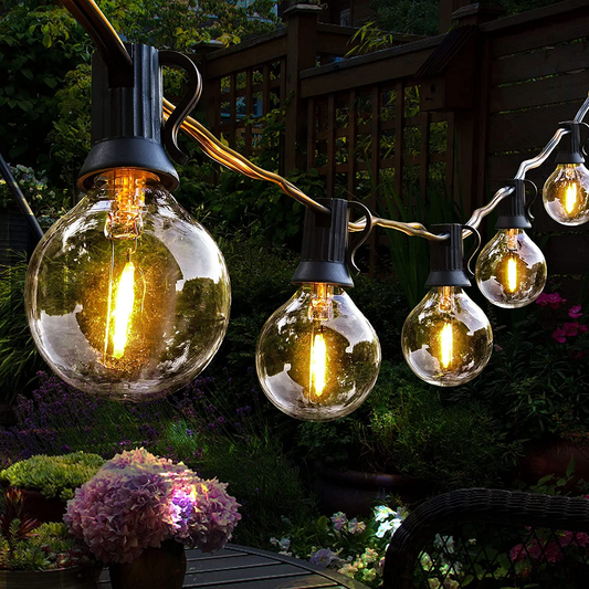(Rent) Outdoor String Lights 25 Feet, Shatterproof